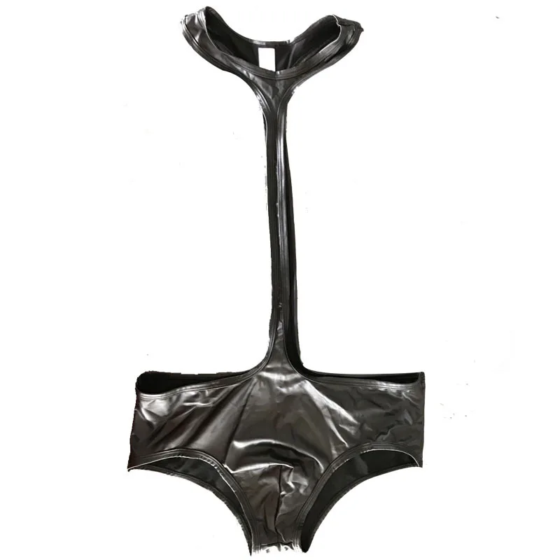 Мужская Экзотическая одежда кожаное боди с плюшевой подкладкой женское белье