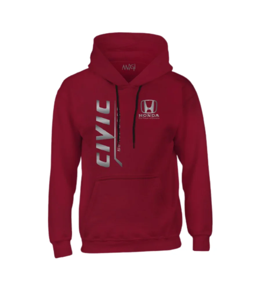 

2021 New Season Men's Hooded Sweatshirt with Honda Civic Printed Hoodie - Thick - Hooded - Sweatshirt