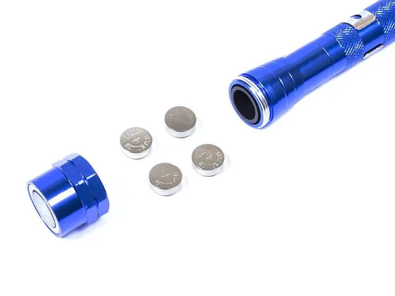 Фонарь светодиодный на 4хLR44 3xLED телескопический 170 550 мм 2 магнита|Фонарики и