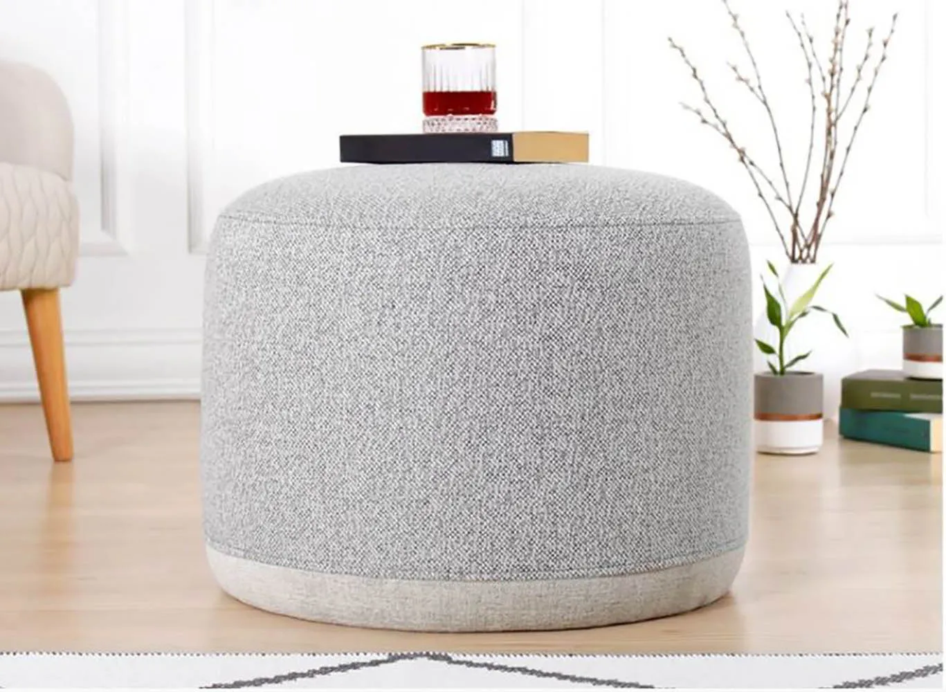 

Puff Bean Bag Sofas Decoration Living Room Home Decor Furniture Modern Minimalist Design Wooden Metal New