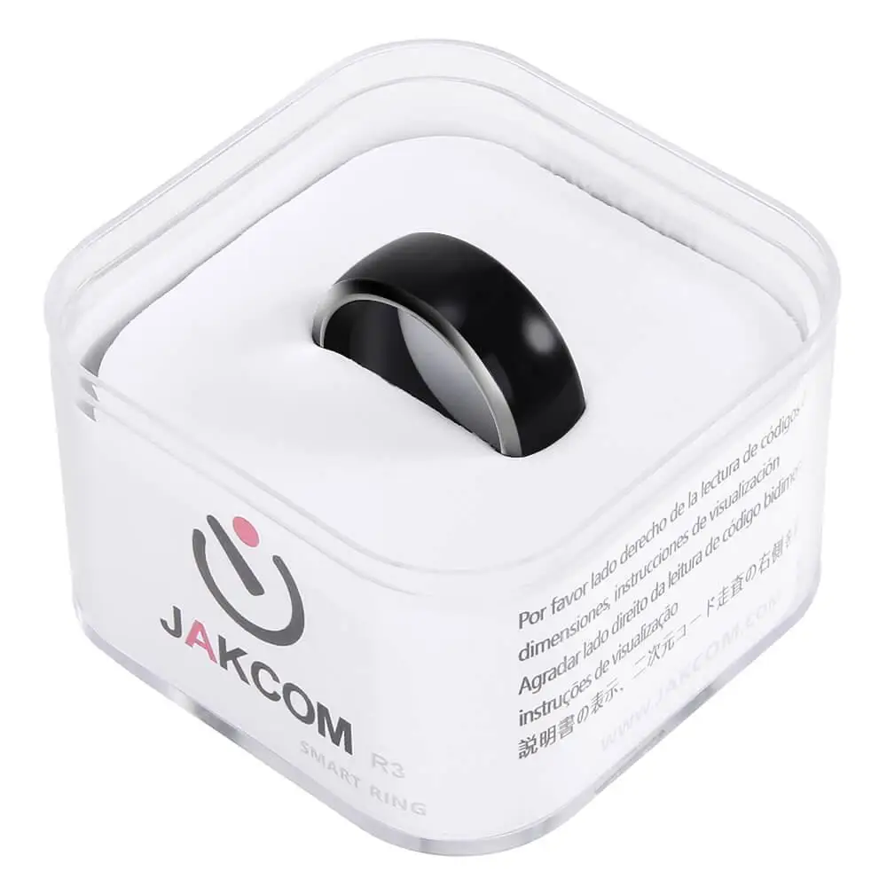 

Original Jakcom R3/R3F Smart Ring Wear Magic Finger NFC Ring IC ID Card for Android NFC Mobile Phone Waterproof Smart Ring Black