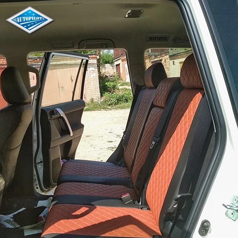Для Toyota Land Cruiser 150 Prado 2009 2016 (5 мест) Комплект модельных авточехлов из экокожи Аригон