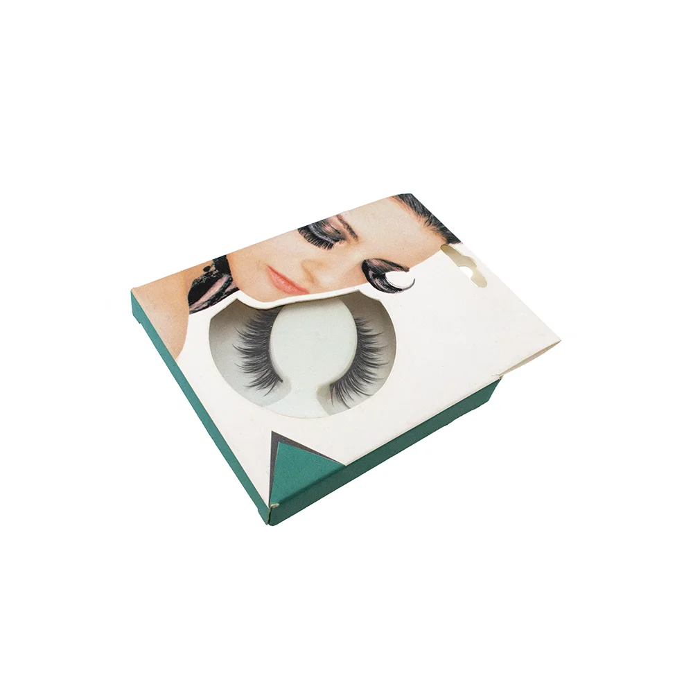 500 шт оптом пользовательские норковые ресницы Бумажные Коробки Ресницы упаковка