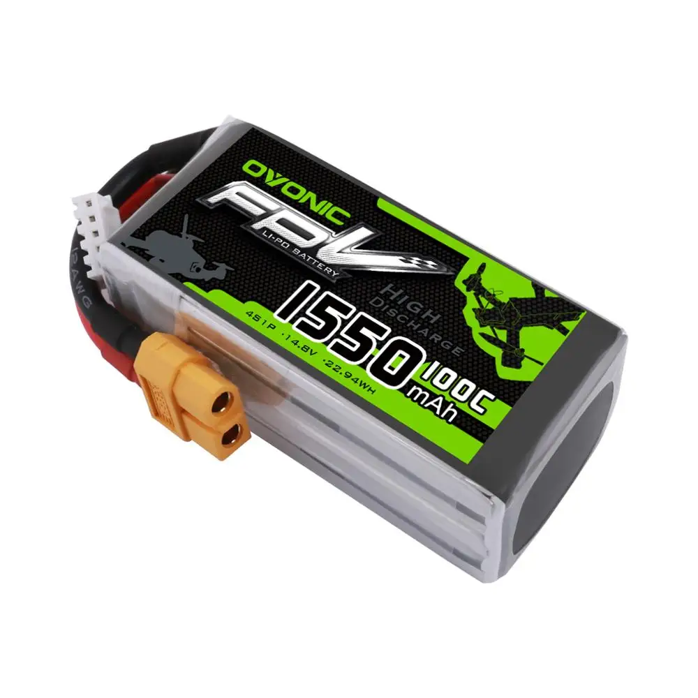ovonic funfly 4s 1550mah 100c 148 v lipo аккумулятор с разъе