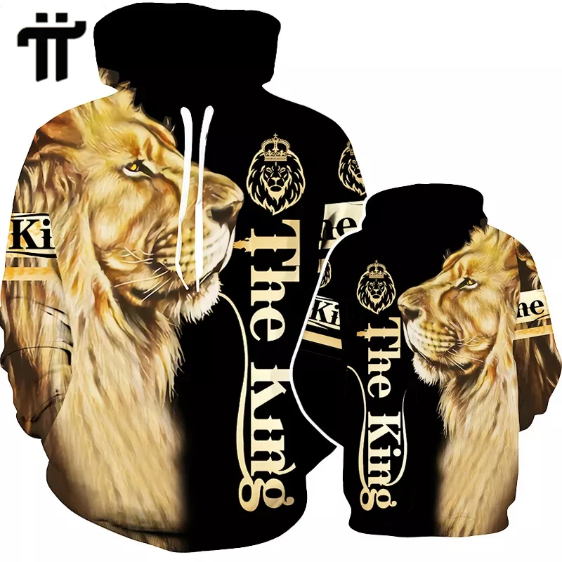 

Animal Lion 3D Printed Hoodie Fashion Mens Sweatshirt Jumper Harajuku Streetwear Pullover Autumn Unisex Casual Jacket Tracksuit