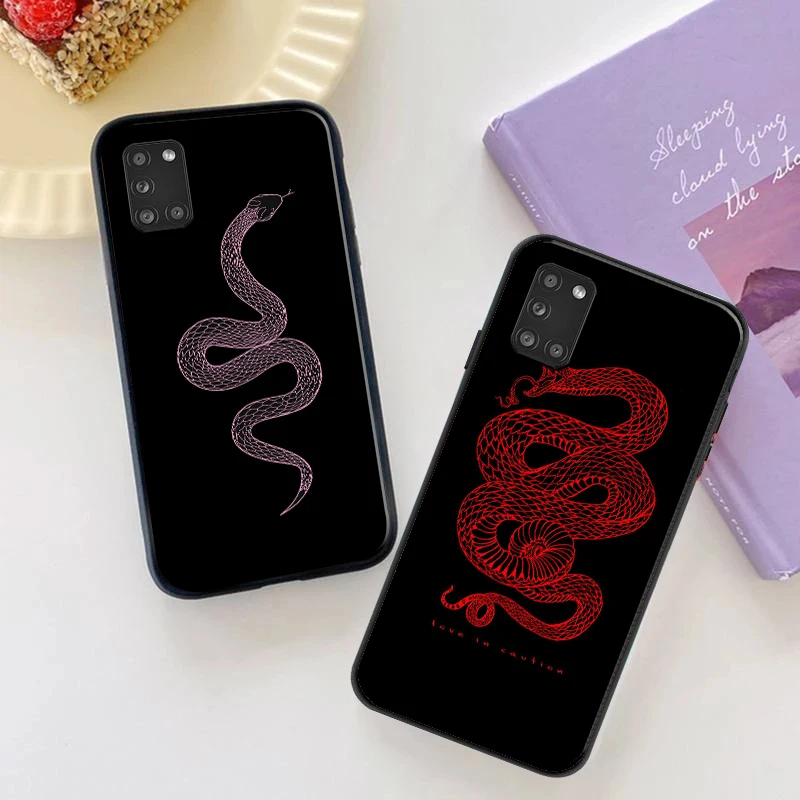 

Hand drawn snake Phone Case For Samsung Galaxy S8 S8Plus S9 S9 Plus S10 Lite S20 S20FE S20 Lite Coque Back Cover