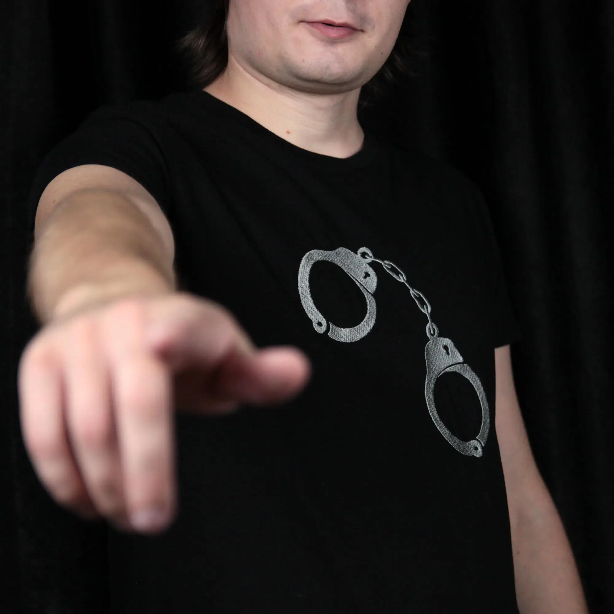 футболка мужская с вышивкой &quotАлкопартруль&quot | Мужская одежда