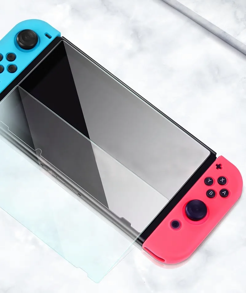 Защитное стекло для N Switch консоли закаленное HD 2.5D NSW игровые аксессуары набор