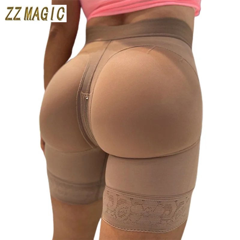 Fajas Colombianas Mujer Womens High Waisted Butt Lifter Body Shaper Fajas Post Parto Tummy Control Waist Trainer