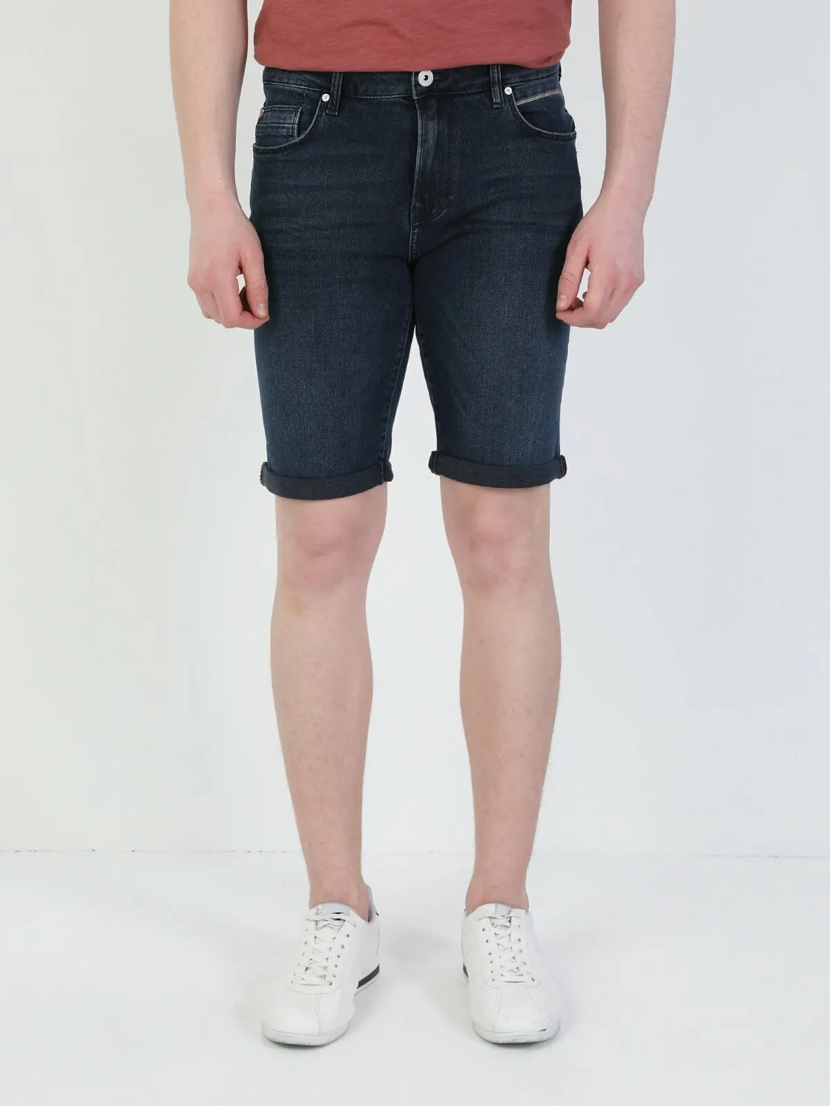 

Dark Blue Men Short