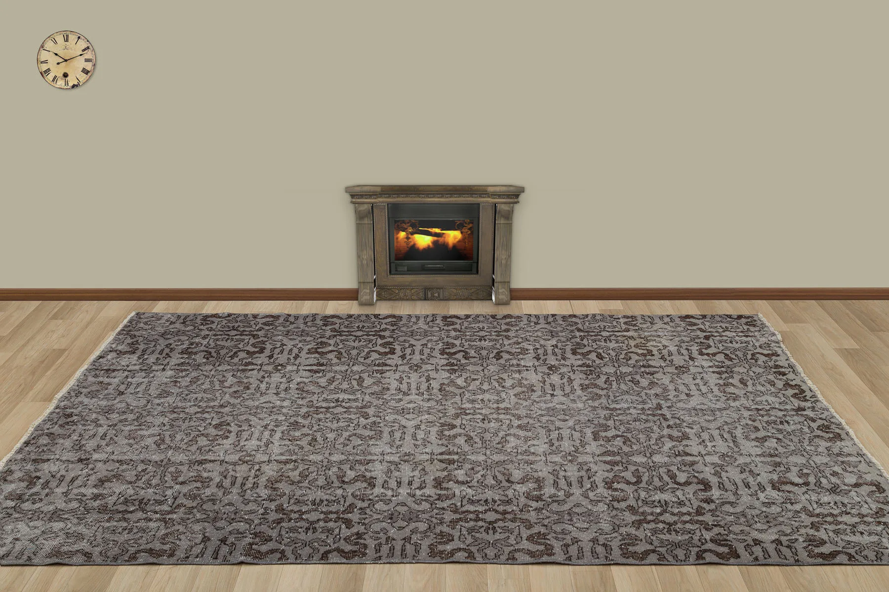 

Hand Woven Tumbled Carpet (7214)165x253