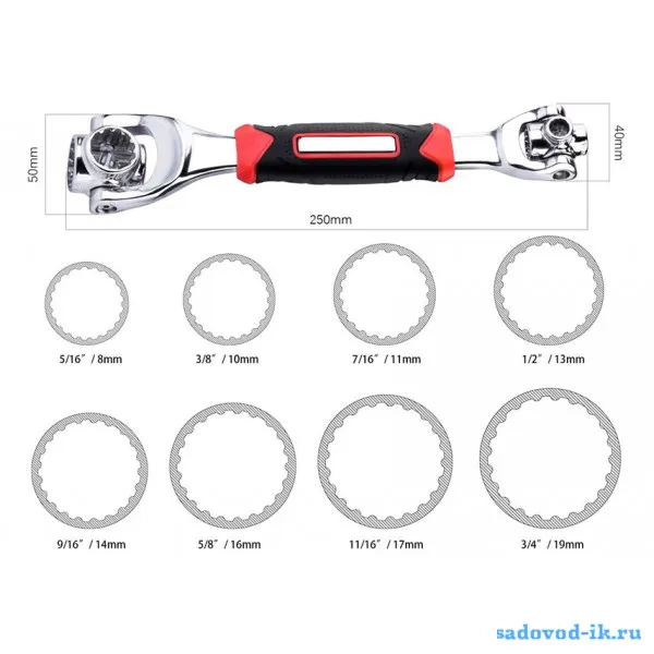 Универсальный ключ 48 в 1 Universal Tiger Wrench | Автомобили и мотоциклы