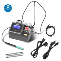 i2c nano soldering station with c245 jbc soldering handle iron tips 1s rapid heating welding station for phone pcb soldering