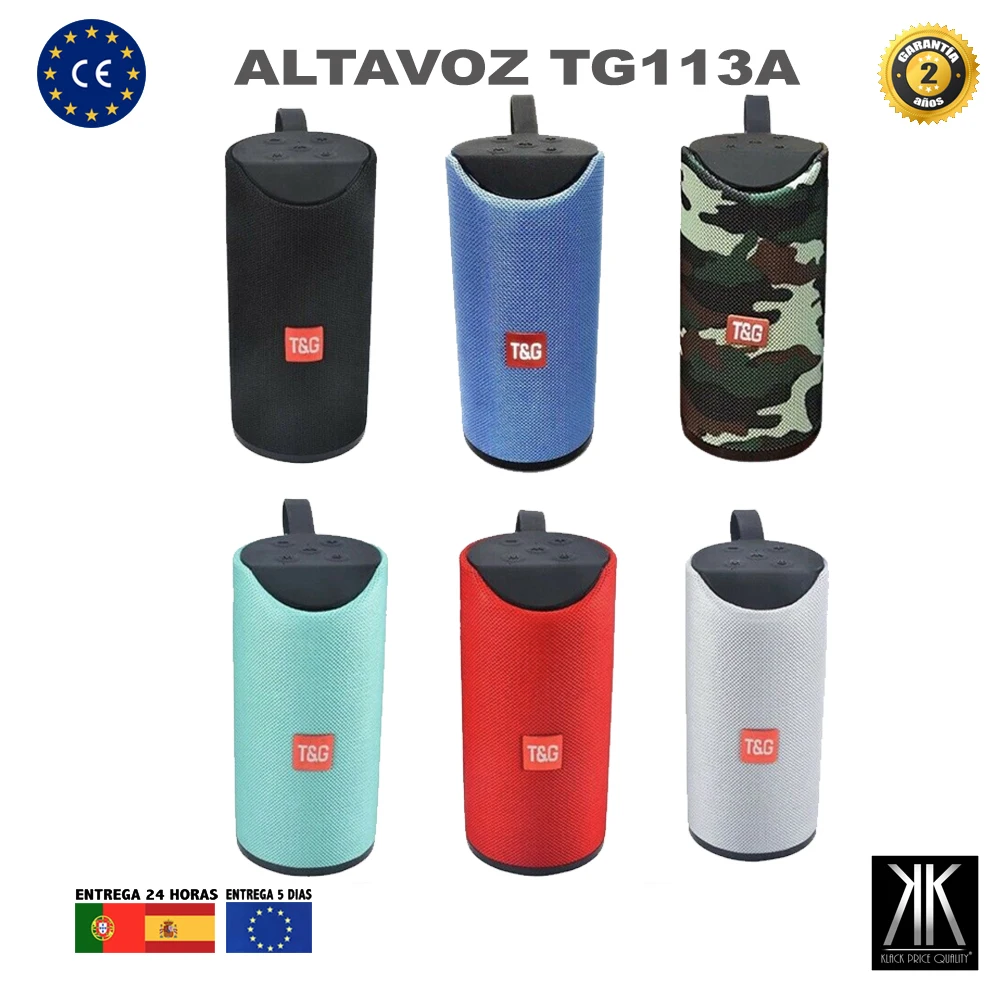 Портативный Bluetooth беспроводной динамик мощный TG113A Колонка USB музыка стерео звук