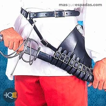 Porta Rapier правая черная кожа|Игровые мечи|