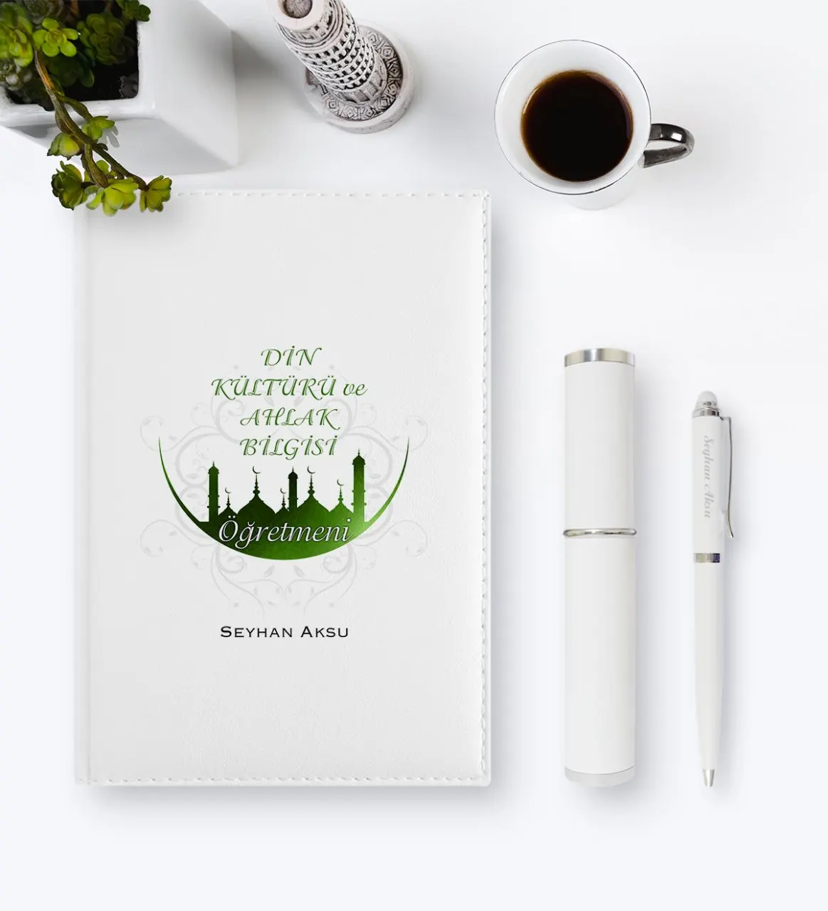 

Personalized Religious Culture and One Teacher at 2020 Leather Organizer & Pen Gift Set