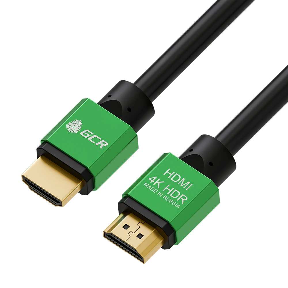 GCR Ультрасовременный кабель HDMI Full HD 4K для Smart TV AppleTV PS Xbox ПК ноутбука cable hdmi to Xiaomi
