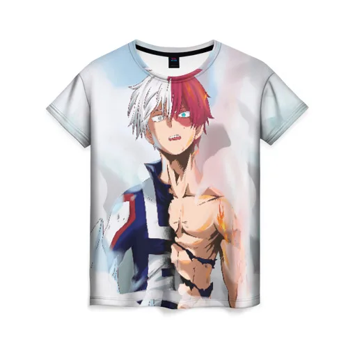 Женская футболка 3D Шото Тодороки|Футболки| |