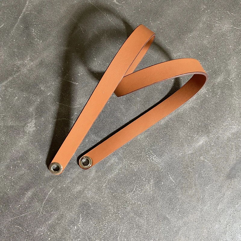 Custom herbag bag shoulder strap bag strap vegetable tanned cowhide swift diagonal shoulder bag strap