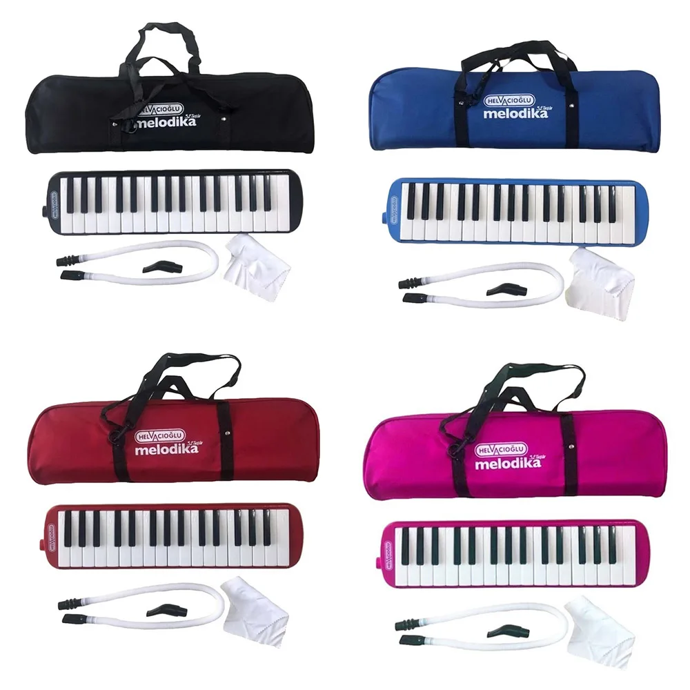 32 Piano Keys Melodica with Carrying Bag Musical Instrument Good Sound Pre School Birthday Gift for Music Lovers Beginners