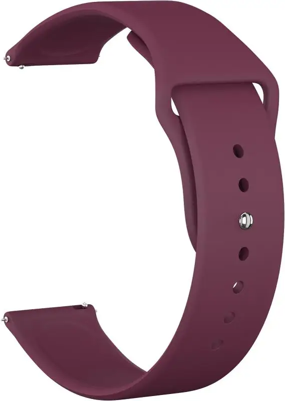 Ремешок силиконовый GSMIN Sport Band 20 для умных часов Garmin VivoActive 3 (Бордовый) | Наручные