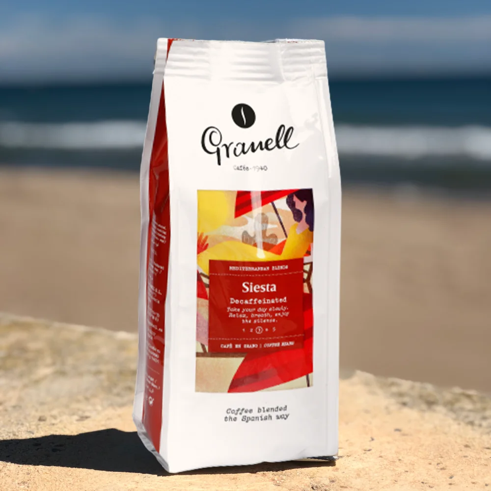 Гранель-средиземноморский сочетает в себе-Siesta | Без кофеина Кофейные зерна 100%