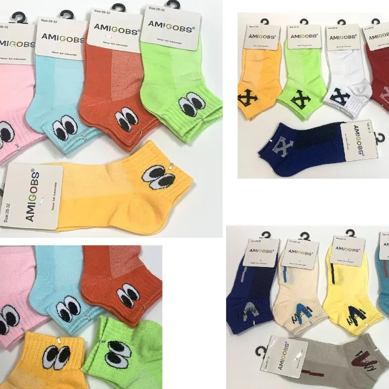 Носки детские для мальчиков и девочек AMIGOBS тонкий хлопок премиум класса