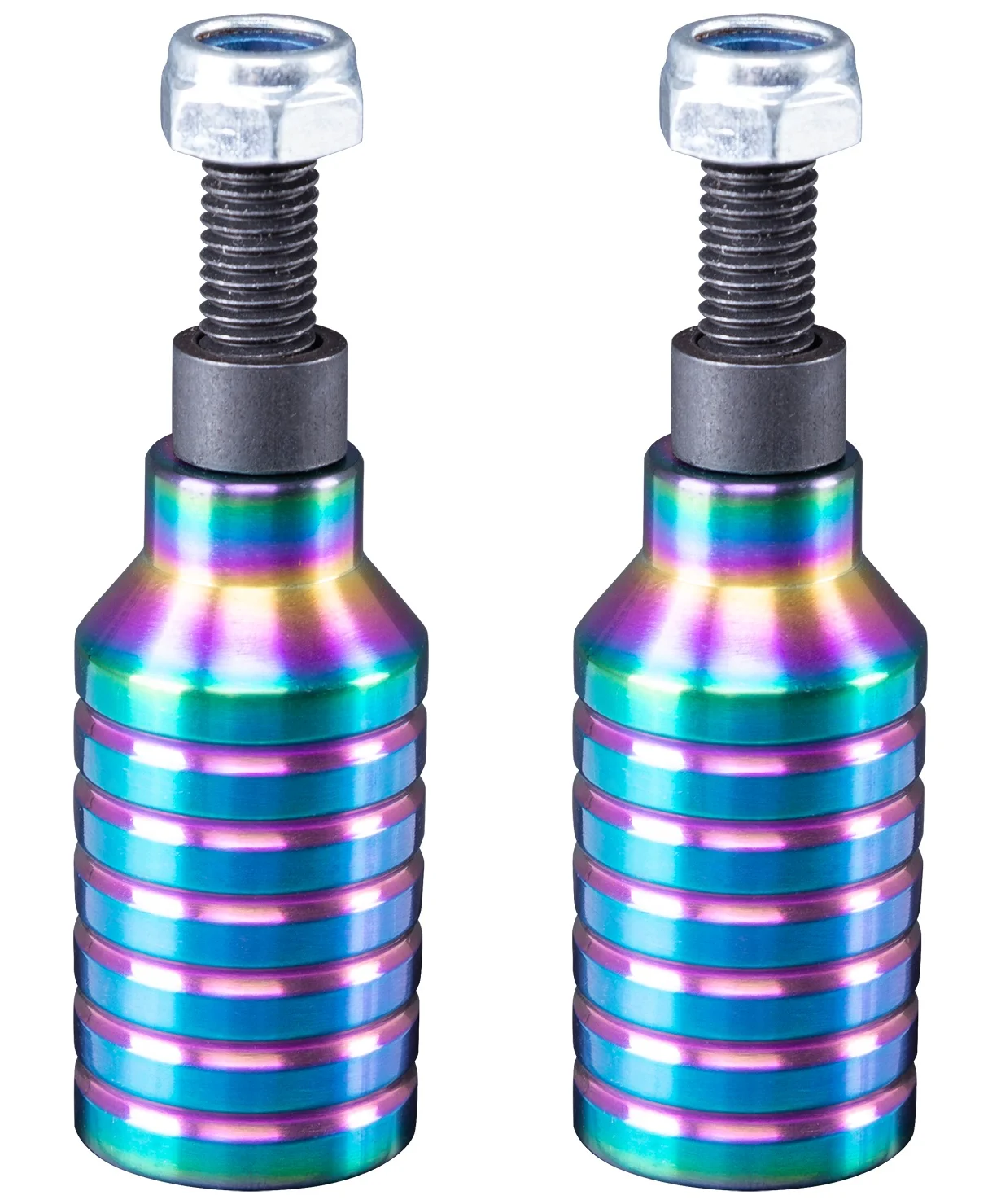 Set пегов for трюкового самоката Xaos slash Alu Rainbow 2 PCs | Kick Scooters Foot