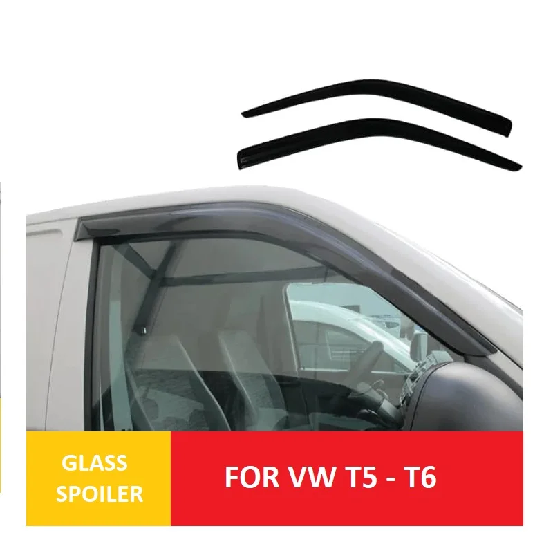 Спойлер на лобовое стекло для VW T5-T6 дефлектор ветрового дождя боковое окно легкий