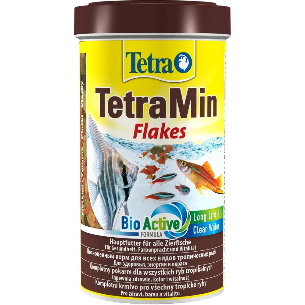 Корм Tetra TetraMin Flakes 500 мл (хлопья) для всех видов тропических рыб |
