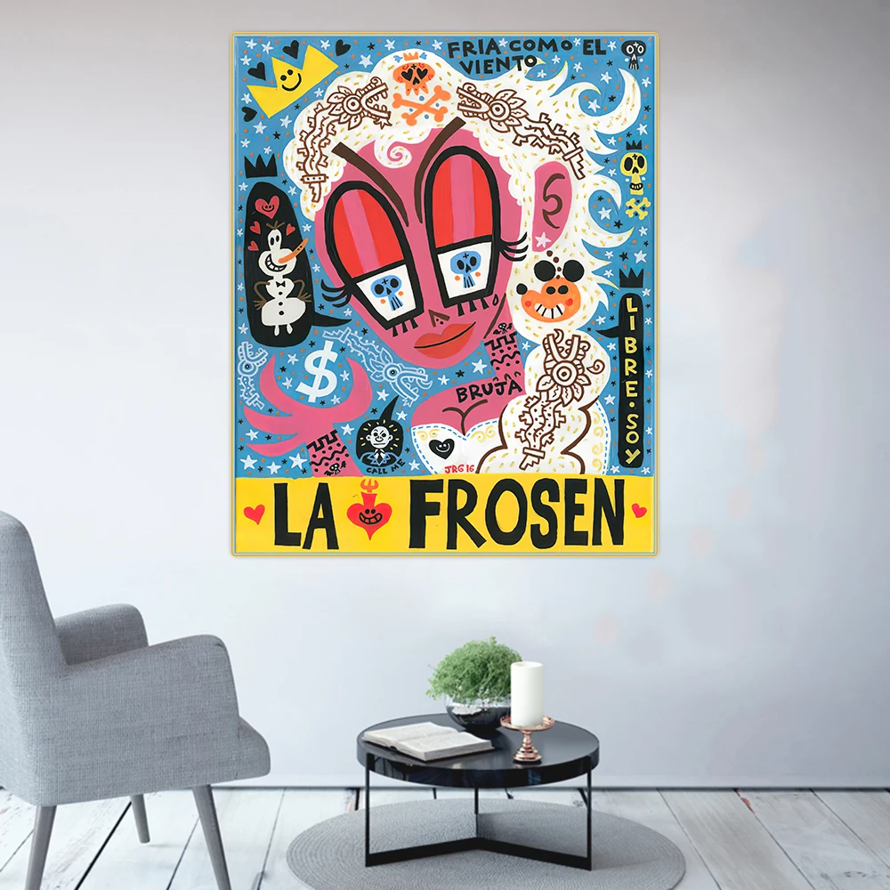 Холст с головером масляная живопись Хорхе гутьеррез &quotлафрозен&quot американский