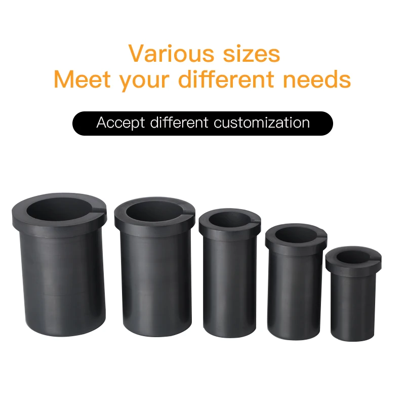 Реклапосылка высокочистый графитовый тигель 4 кг для плавки золота и серебра