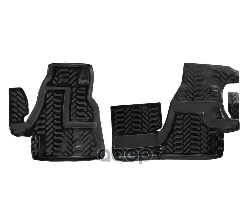Ковры В Салон Передние Компл. 2 Шт. Высокий Борт Полимерн|Электрические