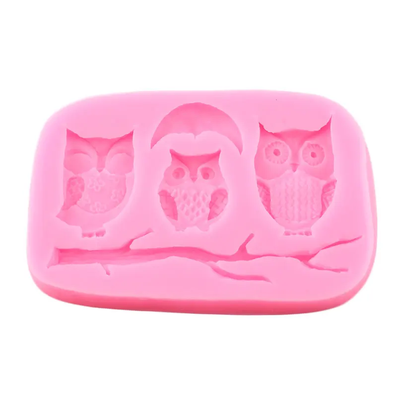 Силиконовый инструмент для украшения тортов в виде совы Луны ветки дерева |