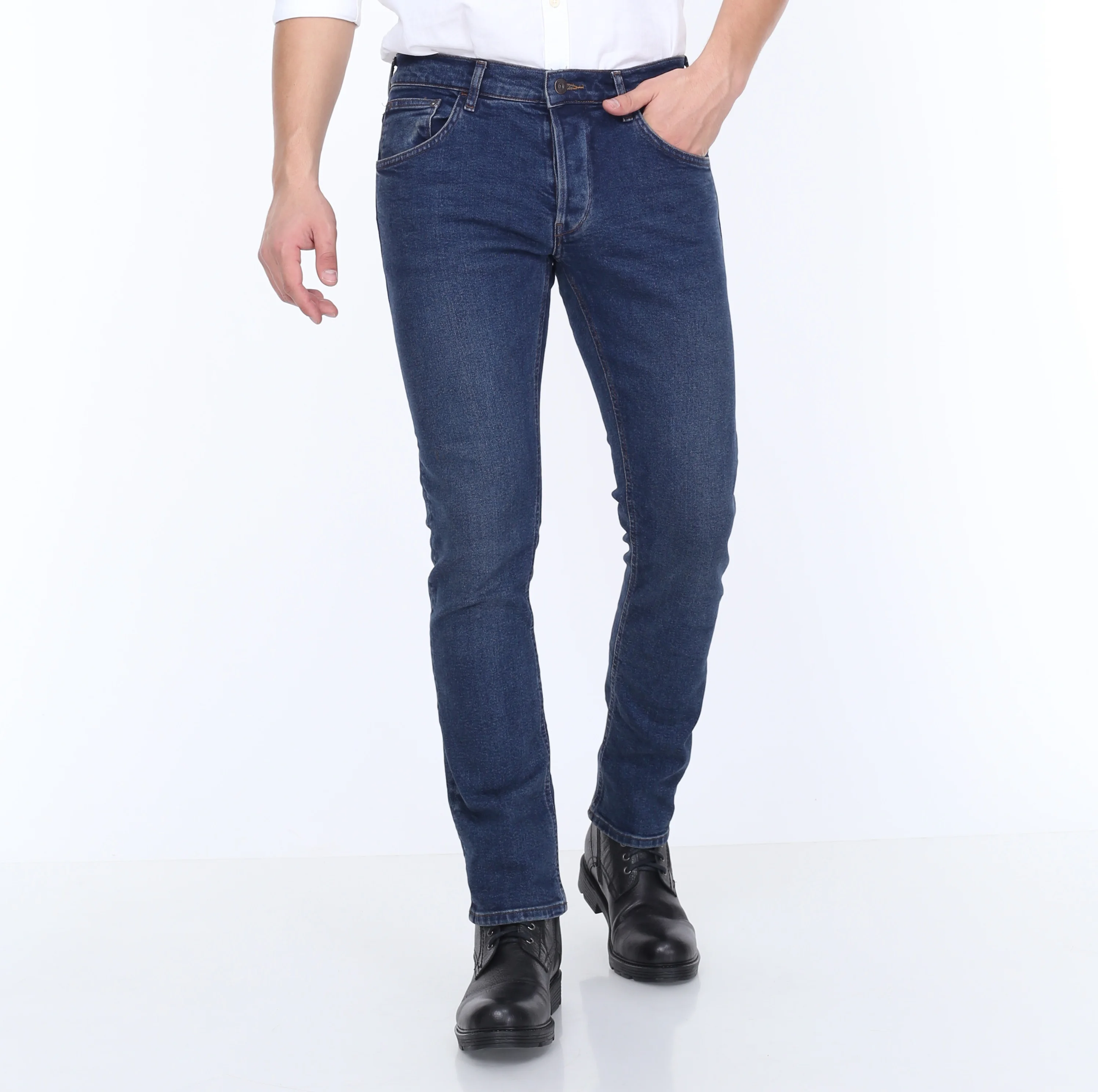 Джинсы HW 16347 2 ManSlim Fit стрейч подарок для мужчин джинсы европейского размера