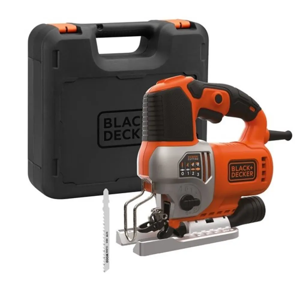 Мощный лобзик BLACK+DECKER BES610K-QS 650Вт регулировка скорости маятниковое движение