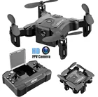 Новый мини-Дрон V2 1080P HD камера Wi-Fi Fpv давление воздуха удерживание высоты складной Квадрокоптер Радиоуправляемый Дрон детская игрушка хороший подарок