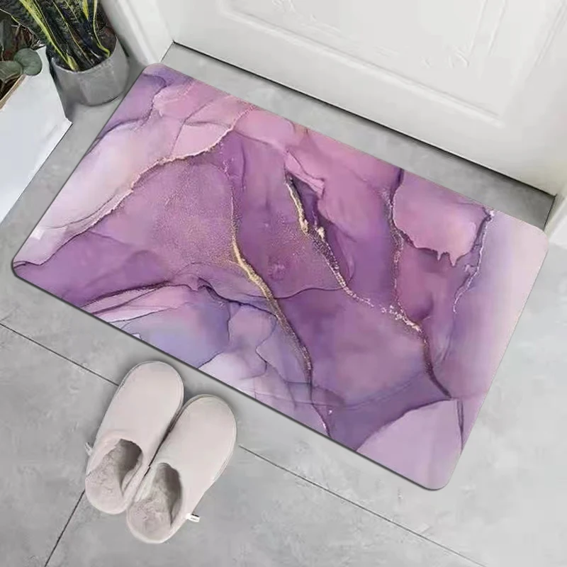 

Super Absorbent Floor Mat Bend At Will Fashion Beautiful Softness Locality Keep Warm Insulation Floor Mats