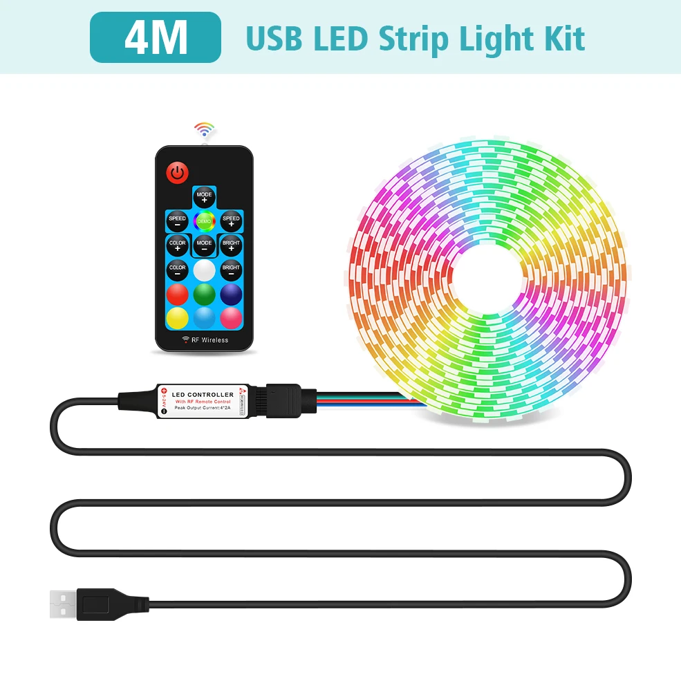 

Gleco RGBW/RGBWW USB светодиодная лента 5050 50см-4м