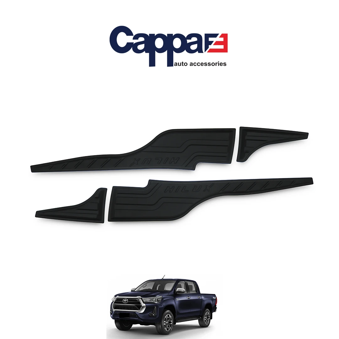 

Чехол совместимый с Toyota Hilux 4 2021 года и позже, защитная крышка для двери Bat, 4 шт. матовый черный, совместим с вашим автомобилем