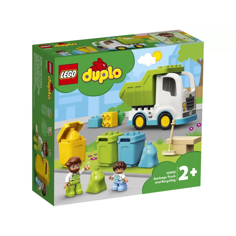 Конструктор LEGO DUPLO (ДУПЛО) 10945 Мусоровоз и контейнеры для раздельного сбора мусора