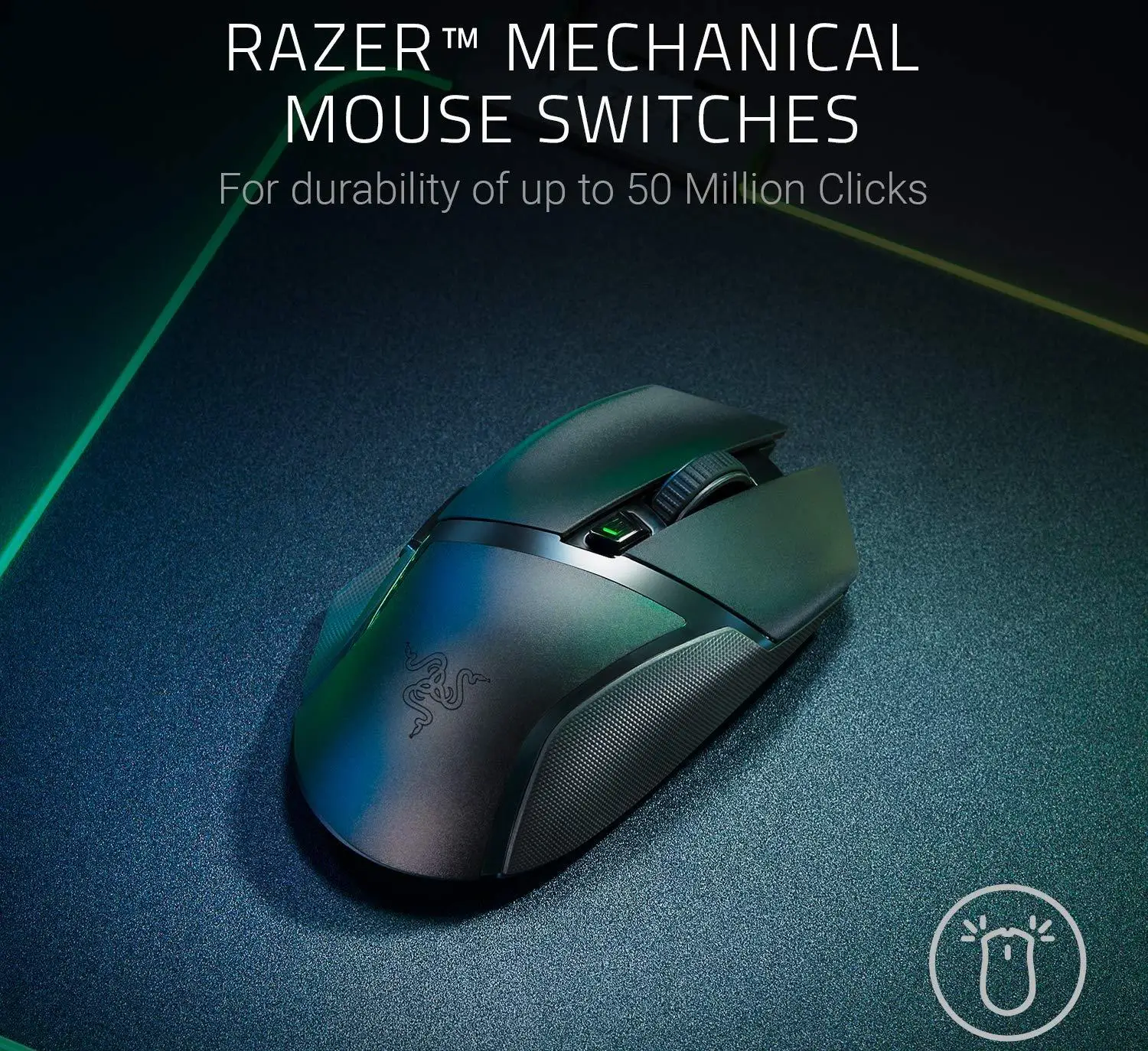Игровая мышь Razer Basilisk X Hyper Speed мышка беспроводная для компьютера гарантия 2 года