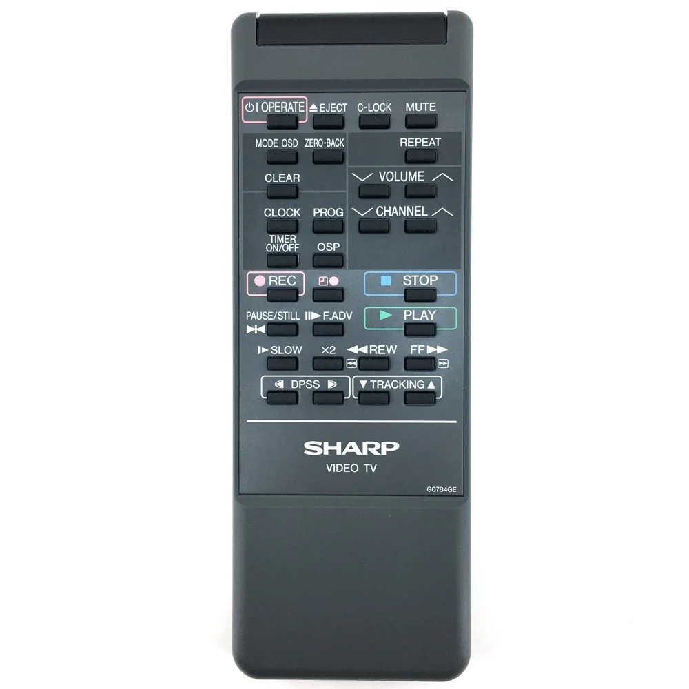 Пульт дистанционного управления для видеомагнитофона SHARP G0784GE Оригинал |