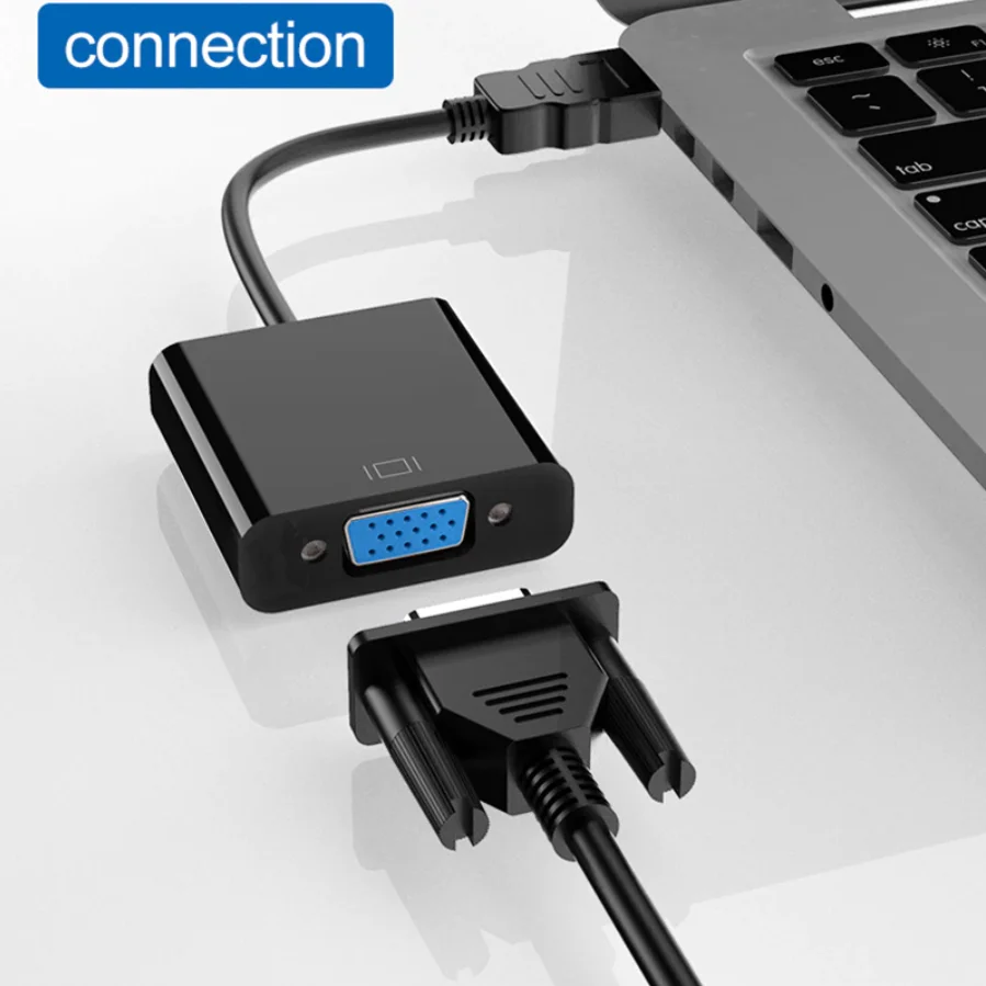 HDMI-совместимый с VGA конвертер 1080P цифровой адаптер для Xbox PS4 ПК проектора дисплея