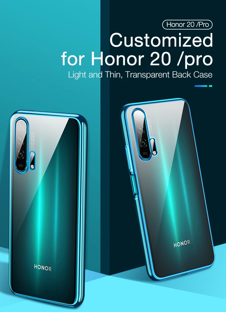 CAFELE новейший чехол для huawei honor 20 pro Мягкий ТПУ ультра тонкий смешанный силиконовый прозрачный блестящий чехол для honor 20