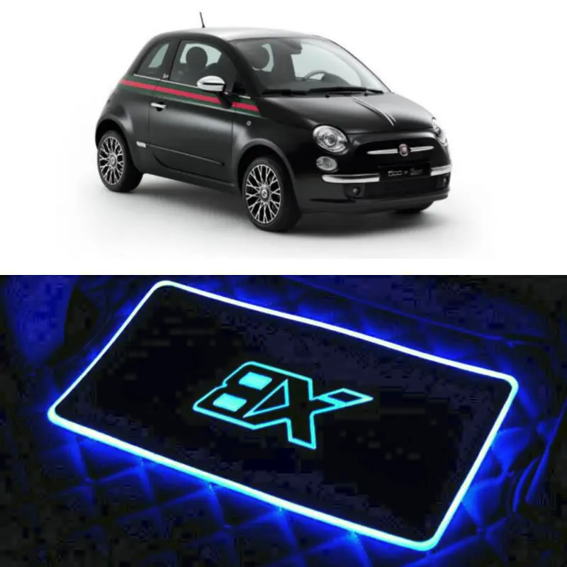 

Intelligent Voice Control Car Mat Lighting For Fiat 500 grande punto 500c 500L 500X panda F595 695 Tipo Cross doblo Croma