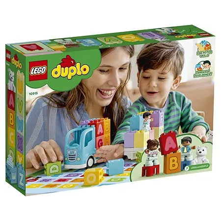 Конструктор LEGO DUPLO Грузовик Алфавит 10915 | Игрушки и хобби