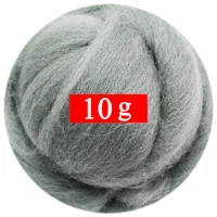 10g felting wool 40 colors 19 microns super soft natural wool fiber for needle felting kit 0 35 oz per color no 6