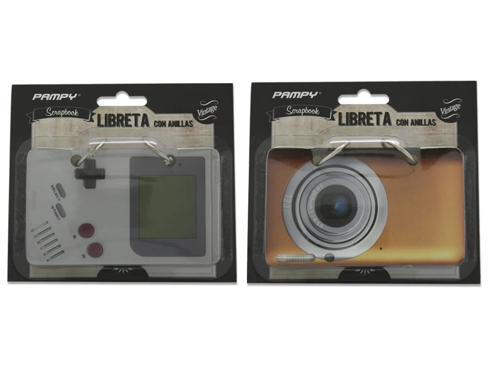 Ретро винтажный блокнот из крафт-бумаги с кольцами (Цена за штуку)-оригинальные