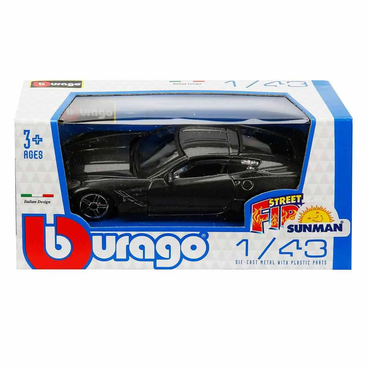 

1:43 Street Fire - 2014 Corvette Stingray Black